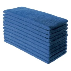 Fibra no abrasiva limpieza leve azul